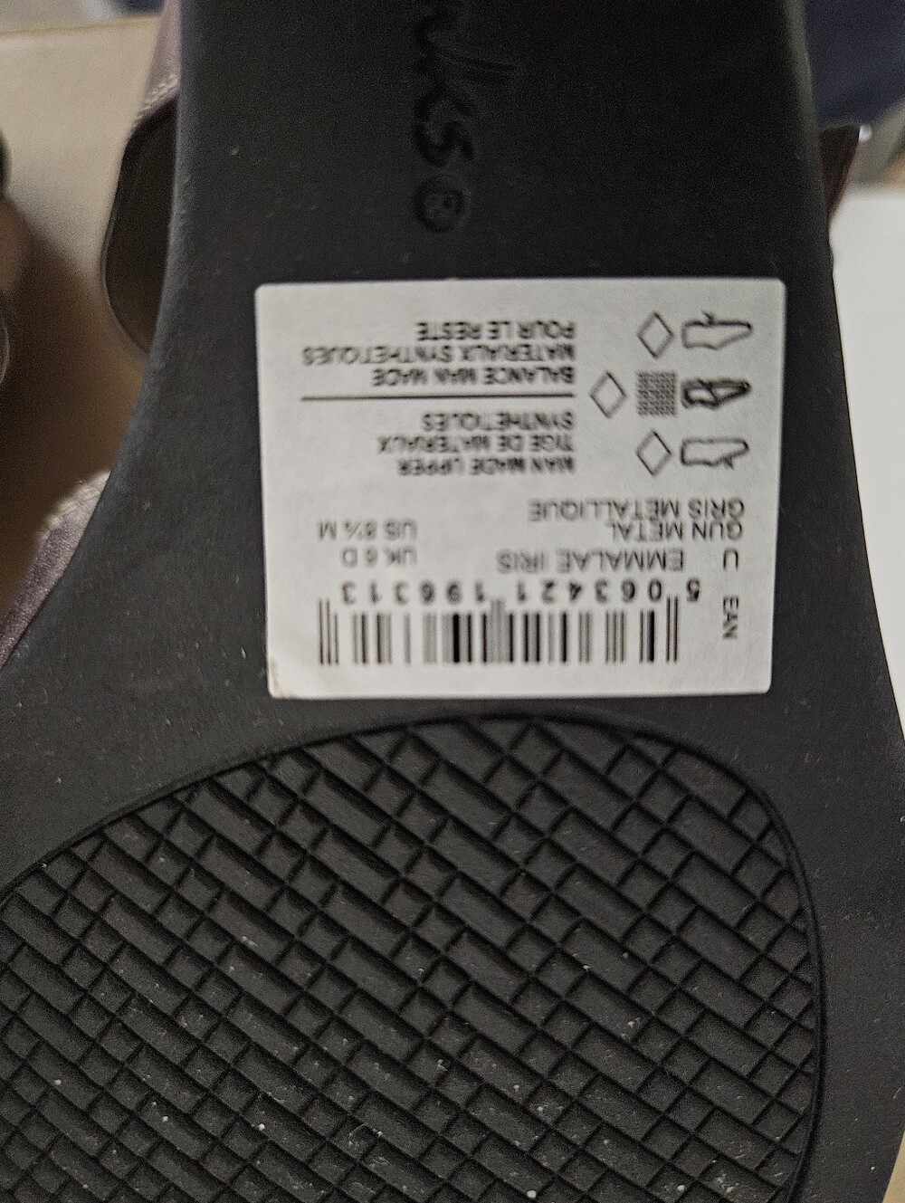 Clarks NIB Metallic Sandals - Picture 7 of 8